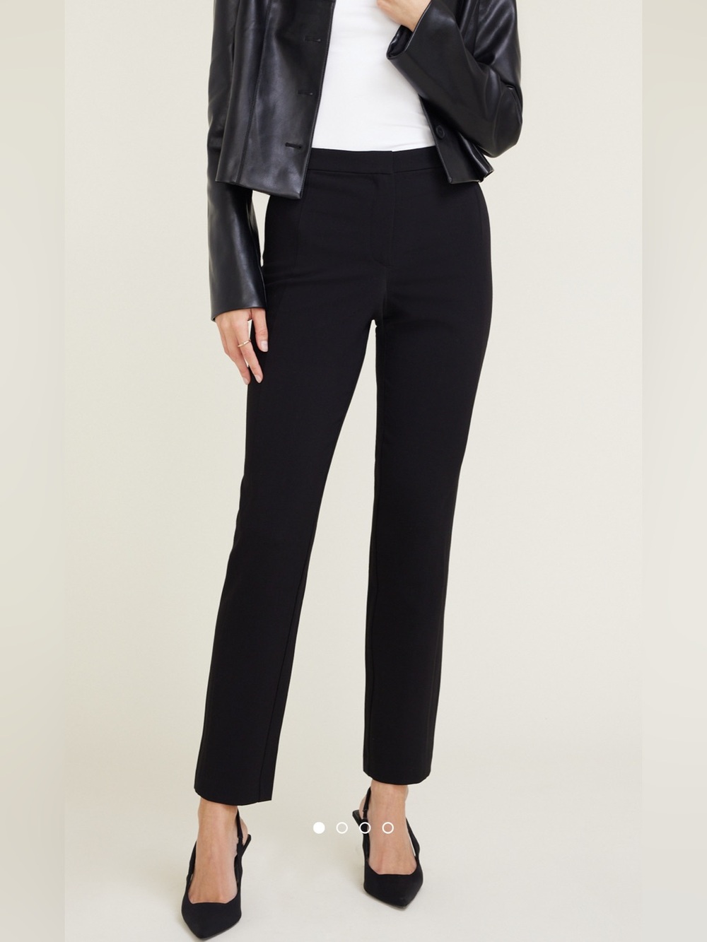 Dynamite Sloan Pants - Black Straight-Leg